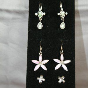 3 Pair of Earrings